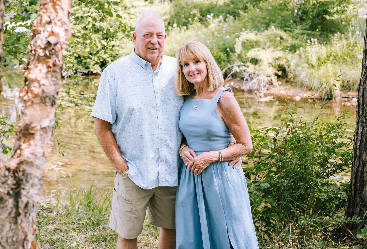 Rick Sparkman with his wife, Kathy